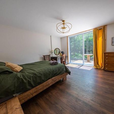 Chalet Deschamps- Spa- Chien Accepte- Nature- Estrie Mansonville Dış mekan fotoğraf