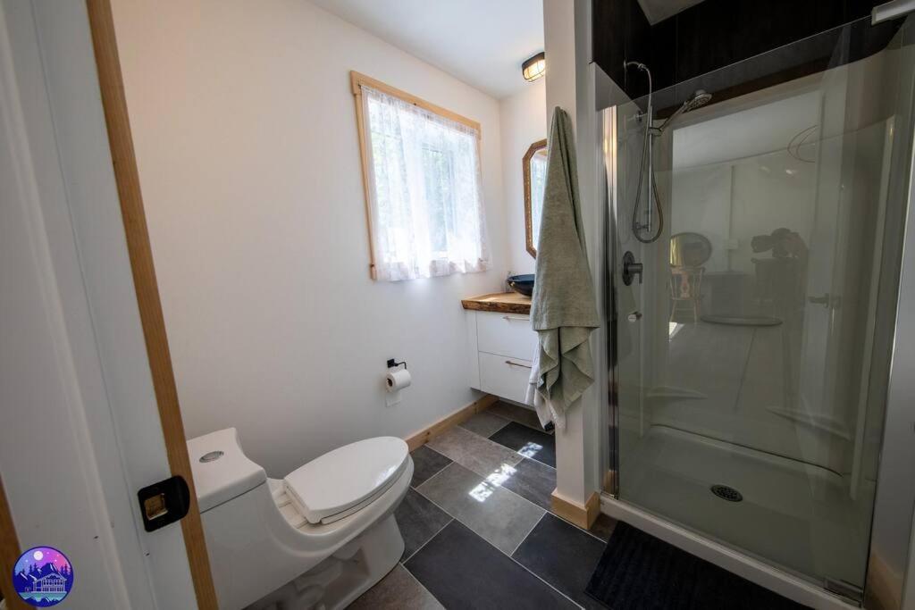 Chalet Deschamps- Spa- Chien Accepte- Nature- Estrie Mansonville Dış mekan fotoğraf
