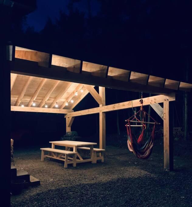 Chalet Deschamps- Spa- Chien Accepte- Nature- Estrie Mansonville Dış mekan fotoğraf